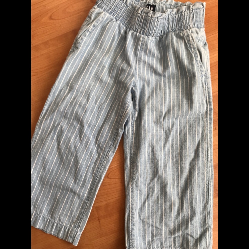 Gap denim wide leg pants